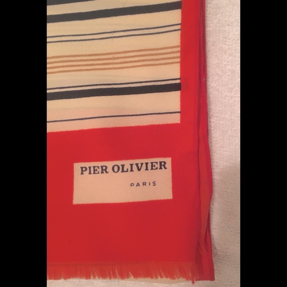 Vintage Silk Pier Olivier Scarf - Picture 8 of 9